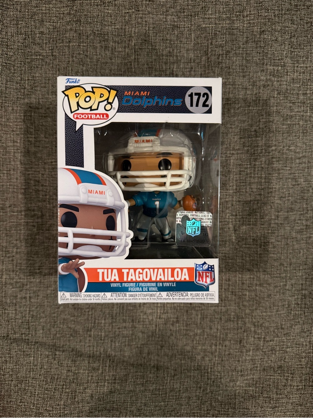 Tua Tagovailoa Miami Dolphins Funko Pop